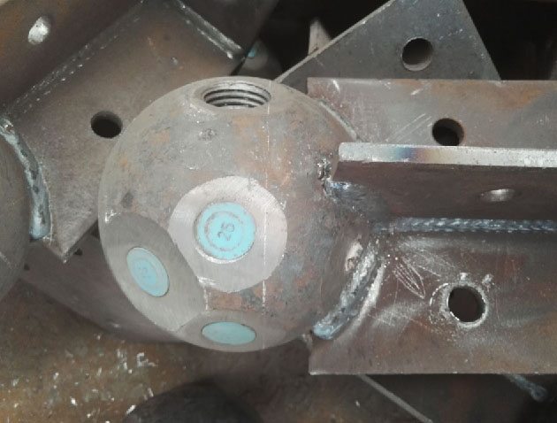 烟台螺栓球球塞，网架配件